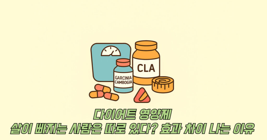 다이어트 영양제 일러스트 – 가르시니아 CLA 키토산