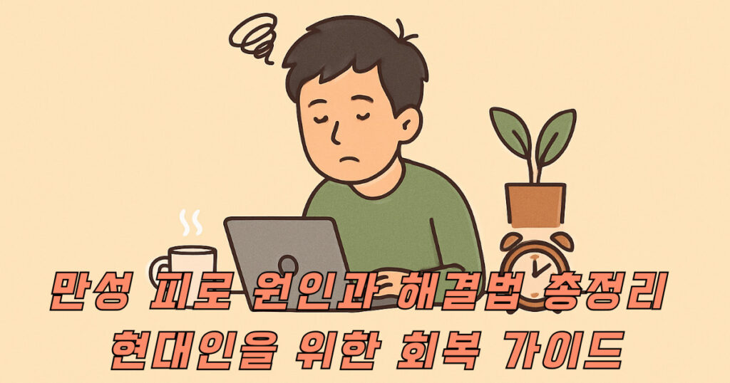 만성 피로 원인 – 현대인을 위한 피로 해소 가이드