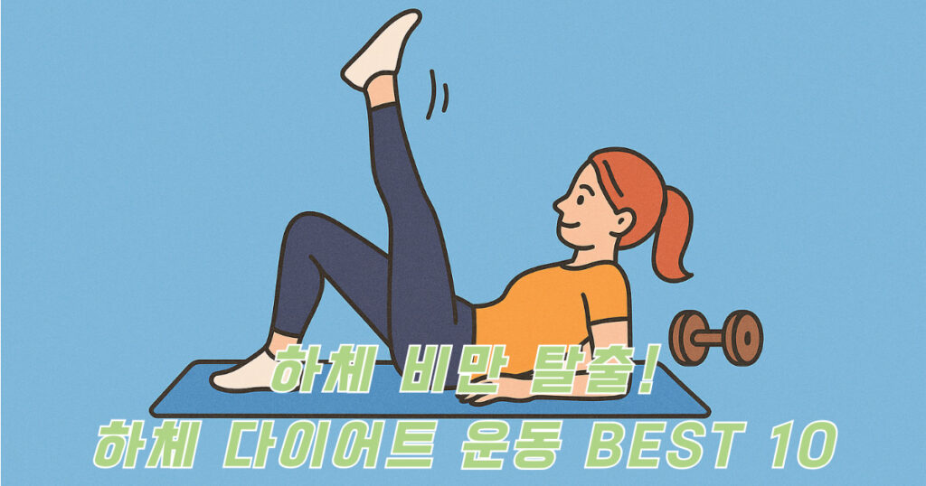하체 다이어트 운동 – 하체 비만 탈출을 위한 집중 루틴