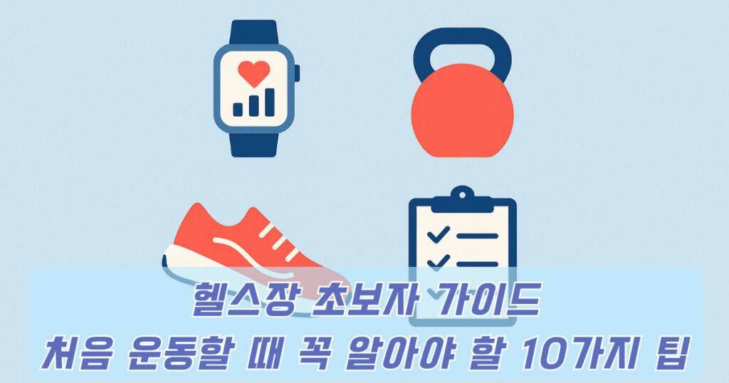 헬스장 초보자 가이드 – 처음 운동하는 사람을 위한 핵심 꿀팁