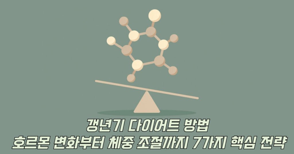 갱년기 다이어트 방법 호르몬 불균형 썸네일